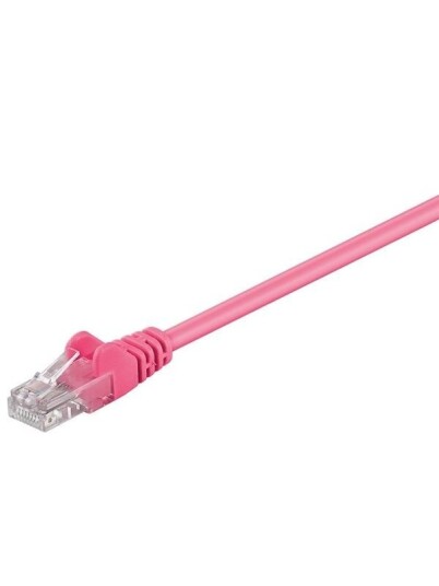 Pro CAT 5e Nettverkskabel U/UTP 5 m Magenta