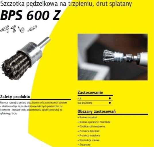 Klingspor K.Szczotka Pedzelkowa 22 Mm Bps600z Rustfritt Vridd Tråd