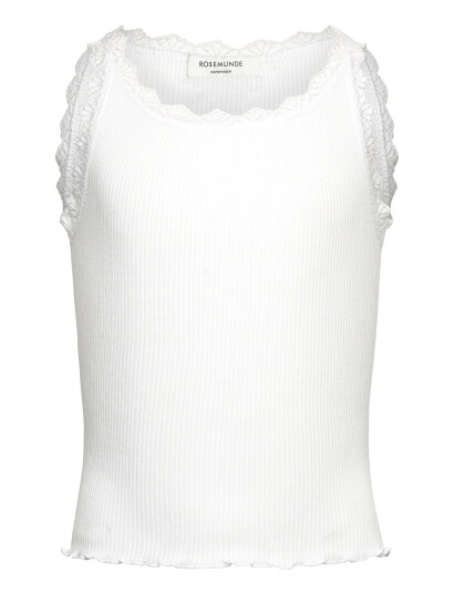 Rosemunde Kids Rkbalta Sl Short Lace Top White 152