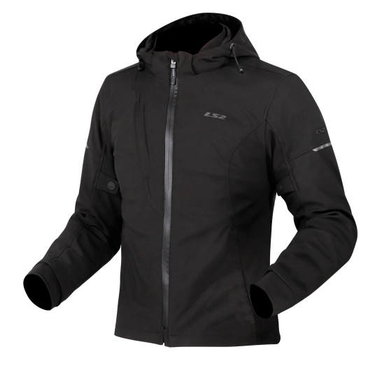 LS2 Bolton Softshell MC-Jakke Svart 4XL LS2 Bolton Softshell MC-Jakke Svart 4XL