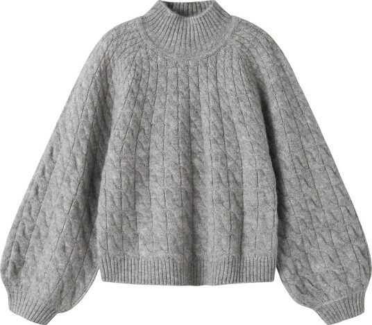 Name It Genser Strikk NkfNadalie Grey Melange Name It 13 14 år (158 164) Genser Grå Name It Genser Strikk NkfNadalie Grey Melange Name It 13 14 år (158 164) Genser Grå