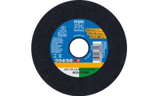 Pferd Eht 115-1,6 Psf Alu+Stone, Støpejern, Ikke-Jernholdig Metall, Plast, Aluminium, Pferd, 2,22 Cm, 11,5 Cm, 13300 Rpm, 25 Stykker