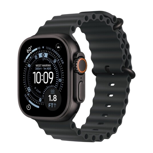 Apple Watch Ultra 3 GPS + Cellular 49mm Black Titanium Case with Black Ocean Band