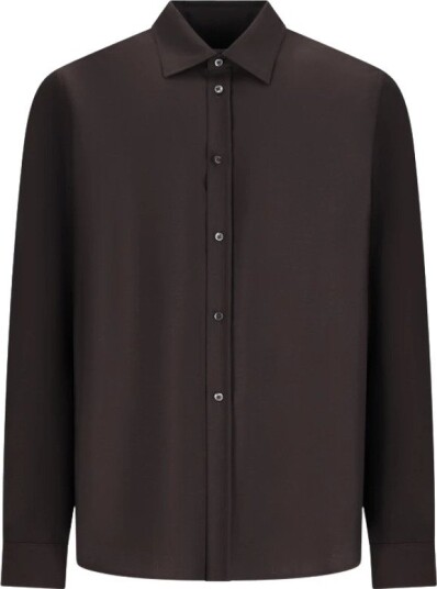 Jil Sander Herre Skjorter Brun 2XL,