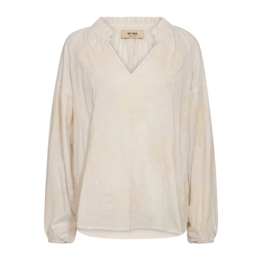 MOS Mosh Dame Bluser & Skjorter Beige M, MOS Mosh Dame Bluser & Skjorter Beige M,