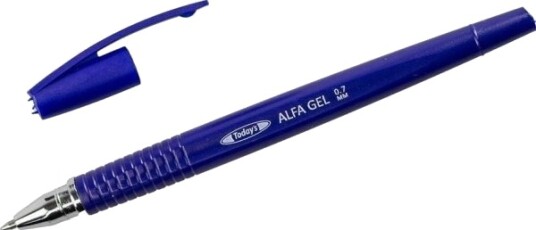 Alfa Gelpenn Blå (10 Stk) Deli Alfa Gelpenn Blå (10 Stk) Deli