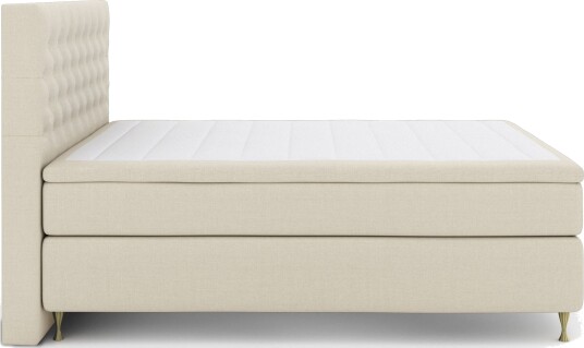 Select No 6 Komplett Sengepakke 180x200 Fast/Medium Watergel Beige/Gullben
