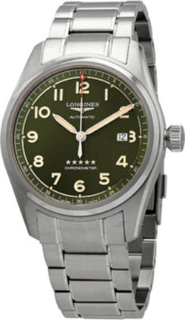 Longines Herreklokke L3.811.4.03.6 Spirit Grønn/Stål Ø42 mm