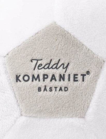 Teddykompaniet Fotboll Mjukis   White   20 CM