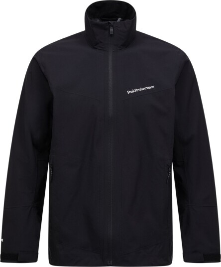 Peak Performance M 2.5 Layer Jacket Svart Golf regnjakke herre Black XX Large
