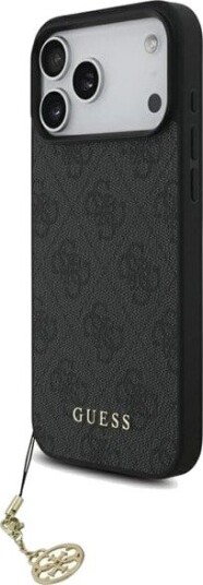 GUESS 4G Charms Collection MagSafe case for iPhone 17 Pro Max - black