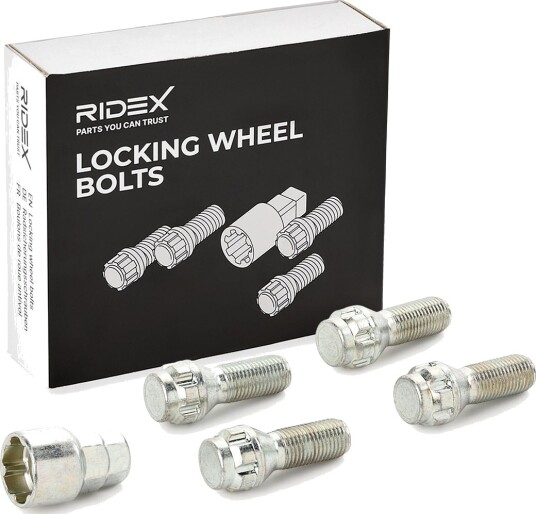 RIDEX 100092L0009 Låsbare hjulbolter