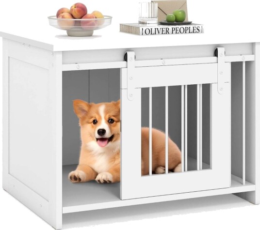 Northix Hundeburmøbler Med Skyvedør Metall Og Tre 80X60X60 cm Northix Hundeburmøbler Med Skyvedør Metall Og Tre 80X60X60 cm