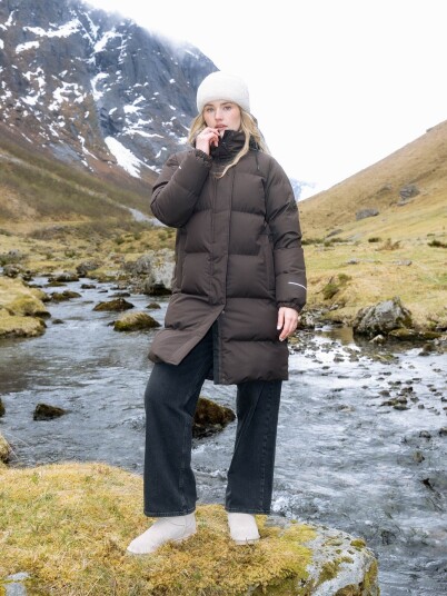 Twentyfour Mode Aria Parkas Brun 34