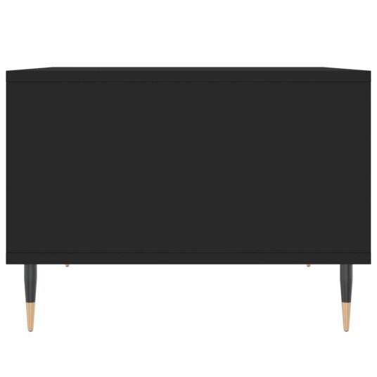 vidaXL Salongbord svart 60x50x36,5 cm konstruert tre