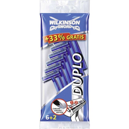 Wilkinson Engangsskraper Duplo 6+2 Wilkinson Engangsskraper Duplo 6+2