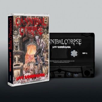 Cannibal Corpse Live Cannibalism Kassett Cannibal Corpse Live Cannibalism Kassett