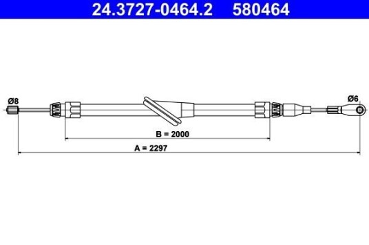 Bremsewire ATE 24.3727 0464.2