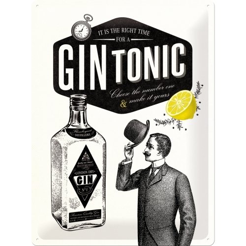 Barskilt Gin & Tonic 30x40 cm Barskilt Gin & Tonic 30x40 cm