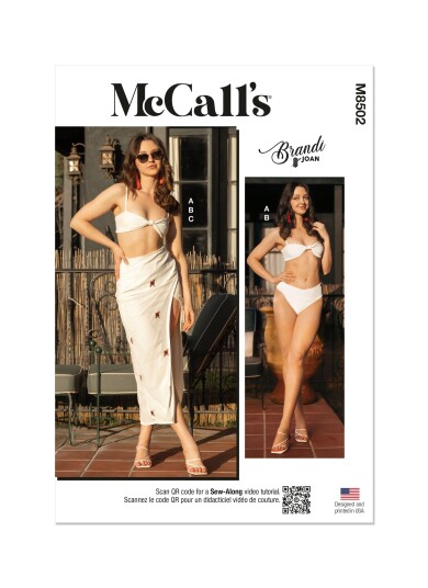 McCall's 8502 - Bikini & Skjørt R5 14-16-18-20-22 McCall's 8502 - Bikini & Skjørt R5 14-16-18-20-22