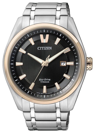 Citizen Herreklokke AW1244 56E Titanium Sort/Titan Ø41 mm Citizen Herreklokke AW1244 56E Titanium Sort/Titan Ø41 mm