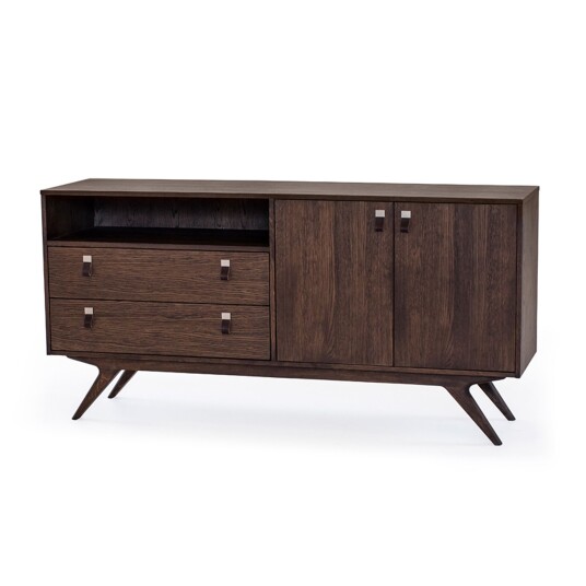 Torkelson Hampton buffet skap Røkt eik 160 x 80 cm Natur