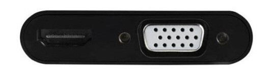 StarTech.com Mini DisplayPort to HDMI VGA Adapter - 4K 60Hz - Thunderbolt 2 mDP to VGA HDMI Monitor Converter (MDP2VGAHD20) - video interface converter - Mini DisplayPort / HDMI / VGA