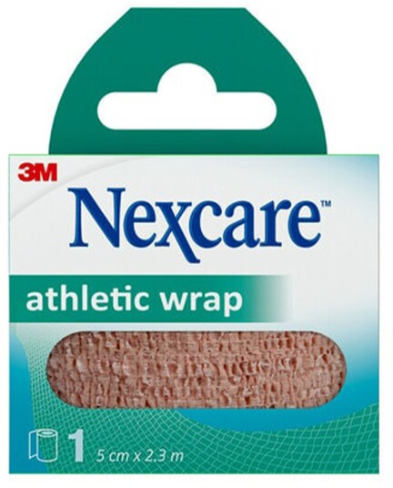 Nexcare Athletic Wrap 5cm x 2,5m, Brun, 1 stk.