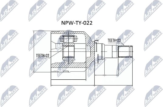 Drivledd NTY NPW-TY-022
