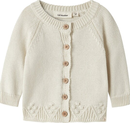 Lil" Atelier Cardigan - Strikk - NBNRYLEE - Turtledove - Lil Atelier - 56 - Cardigan - Beige