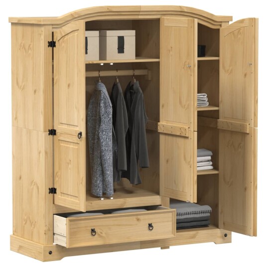 Garderobe Corona 151,5x52x170 cm heltre furu 8721012879034