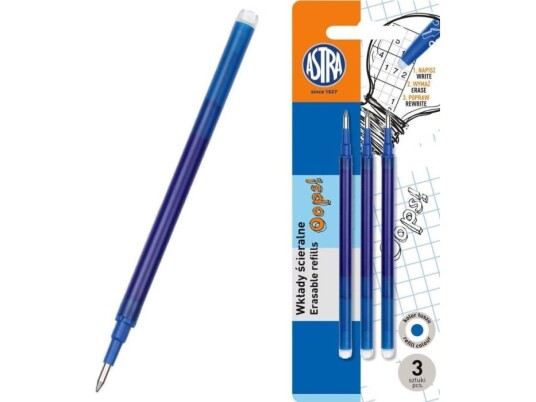 Astra Erasable Wipe Oops! 0,6Mm 3Stk Astra