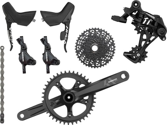Sram Apex 1x11 Girgruppe BB30 Skivebremser