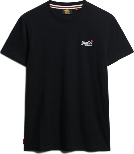 Superdry Essential Contrast Emb Tee Black XL