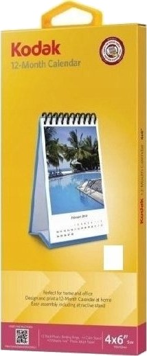 Kodak Fotokalender 10X15 For Egen Utskrift Kodak Hvit Kodak Fotokalender 10X15 For Egen Utskrift Kodak Hvit