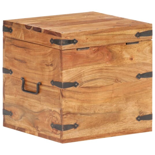 vidaXL Kiste 40x40x40 cm heltre akasie vidaXL Kiste 40x40x40 cm heltre akasie