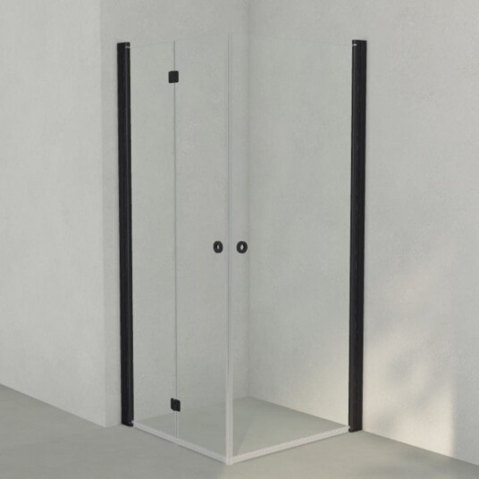 INR Iconic Nordic Rooms Dusjhjørne Linc 66 Flex Original Svart Matt / 90x90cm Høyre Hengslet INR Iconic Nordic Rooms Dusjhjørne Linc 66 Flex Original Svart Matt / 90x90cm Høyre Hengslet