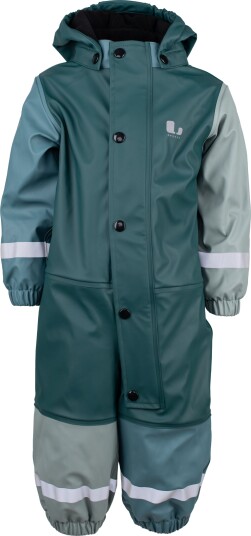 Lindberg Regndress Fagerhult Rain Set Fleece Grønn