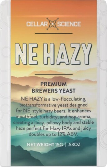 Cellarscience CS NE HAZY Ale Yeast 15g Tørrgjær for New England øl