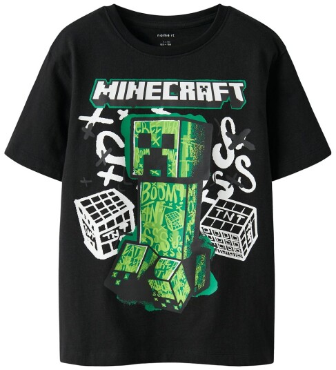 Name it - T-skjorte nkmDi Minecraft SS Nreg - Svart Name it - T-skjorte nkmDi Minecraft SS Nreg - Svart