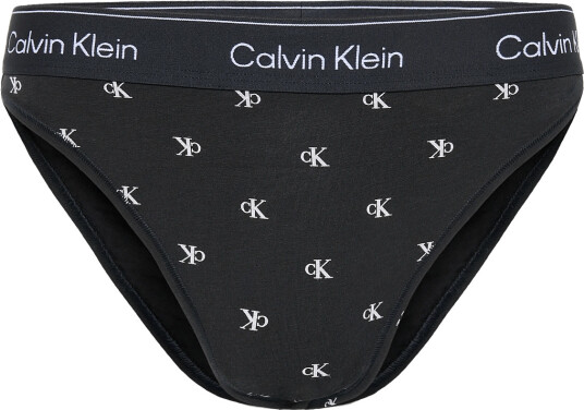 Calvin Klein High Leg Tanga Black XS