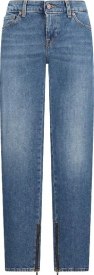 7 For All Mankind Dame Jeans Blå W28,