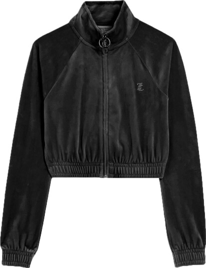 Juicy Couture Cardigan   Tasha   Velur   Svart   Juicy Couture   Teen   Small   Cardigan