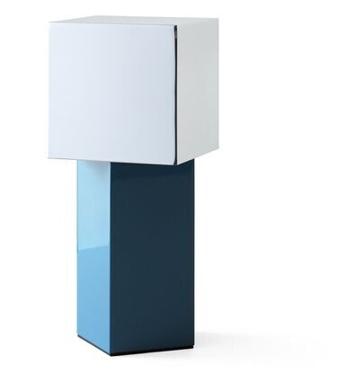 &Traditional - Pivot ATD7 Portable Bordlampe Blue Silver &Tradition &Traditional - Pivot ATD7 Portable Bordlampe Blue Silver &Tradition