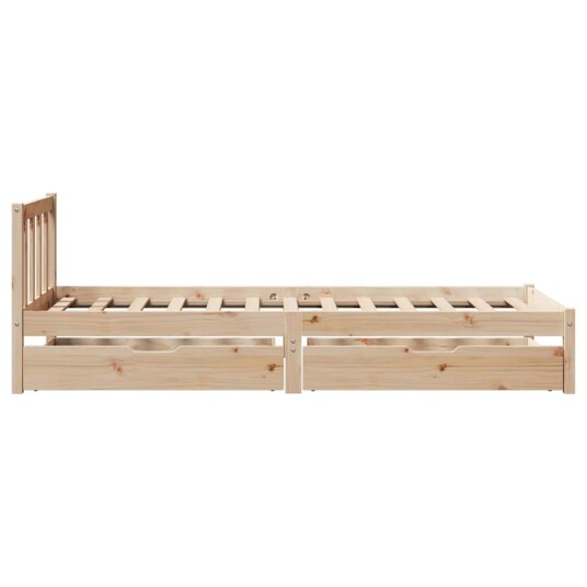 Sengeramme uten madrass 100x200 cm heltre furu 8721102938603