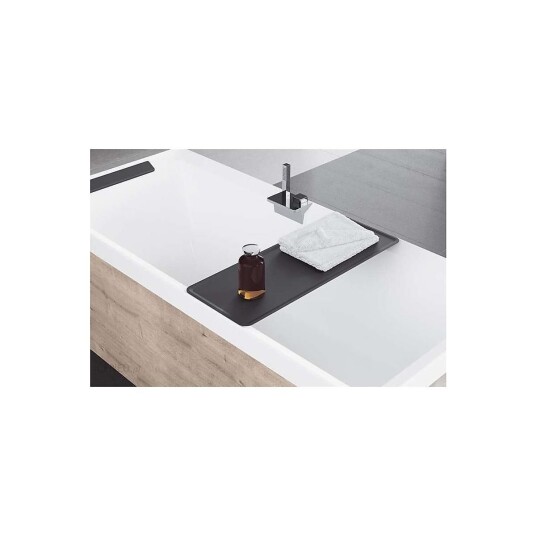 Novellini Bord til Divina badekar 700 mm, Sort