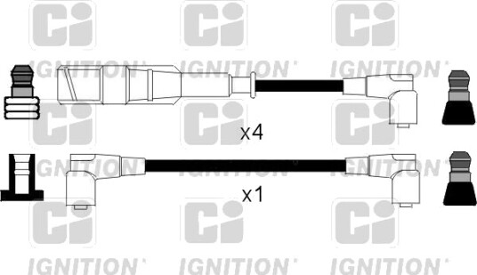 Tennplugg kabelsett QUINTON HAZELL XC463