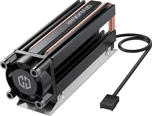 GRAUGEAR Kühlkörper SSD M.2NVMe 2280, mit PWM 25mm Lüfter retail GRAUGEAR Kühlkörper SSD M.2NVMe 2280, mit PWM 25mm Lüfter retail