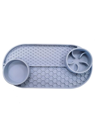 Nordic Paws Lickmat 3In1 Grey 32X16.5Cm Nordic Paws Lickmat 3In1 Grey 32X16.5Cm