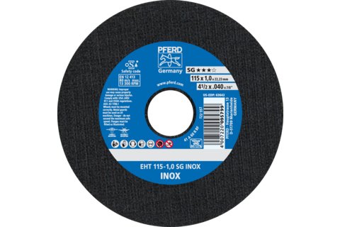 Pferd 61340416, Kutteskive, Flatt Senter, Rustfritt Stål, Alle Merker, 2,22 Cm, 11,5 Cm Pferd 61340416, Kutteskive, Flatt Senter, Rustfritt Stål, Alle Merker, 2,22 Cm, 11,5 Cm